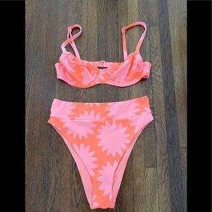 Aerie medium swim top and bottom